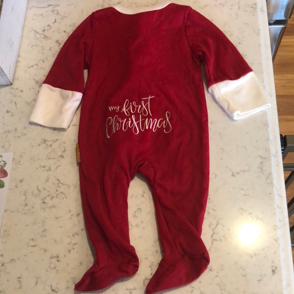 My first Christmas infant pjs